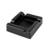 Zigarrenascher Keramik 4 Ablagen, Schwarz Matt 18x18x5cm 1 Zigarrenascher Keramik 4 Ablagen, Schwarz Matt 18x18x5cm -Vape Verkauf zigarrenaschenbecher 4er eckig schwarz