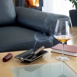 Zigarrenascher 2er Keramik, Schwarz/gold, 18x12x3cm 9 Zigarrenascher 2er Keramik, Schwarz/gold, 18x12x3cm -Vape Verkauf zigarrenaschenbecher keramik 2 ablagen4