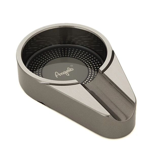 Zigarrenascher Aluminium 1 Ablage Grau Silber 3 Zigarrenascher Aluminium 1 Ablage Grau Silber