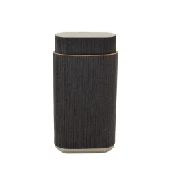 Zigarrenetui 3er Holzfurnier, Anthrazit, Ø25mm,14cm