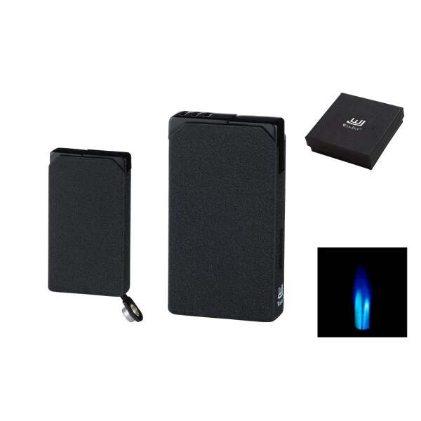 Zigarren Feuerzeug 2 Jet Schwarz Matt Mit Bohrer 3 Zigarren Feuerzeug 2 Jet Schwarz Matt Mit Bohrer