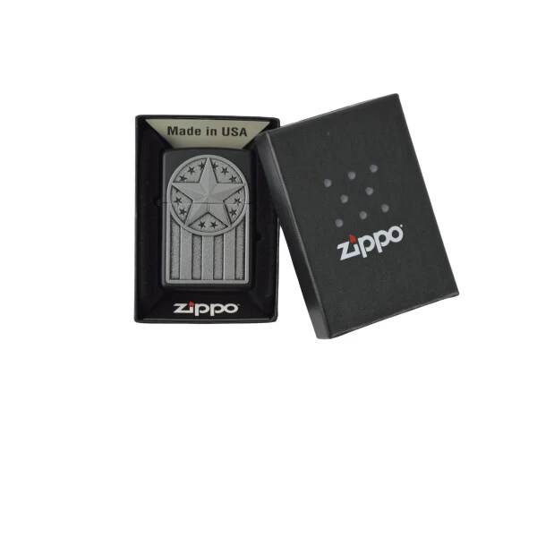 Zippo Feuerzeug American Metal Emblem 3 Zippo Feuerzeug American Metal Emblem
