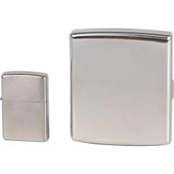 ZIPPO Geschenkset Mit Zigarettenetui Chrom Gebürstet -Vape Verkauf zippo geschenkset mit zigarettenetui chrom gebuerstet6