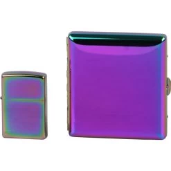 ZIPPO Geschenkset Mit Zigarettenetui Rainbow -Vape Verkauf zippo geschenkset mit zigarettenetui rainbow5