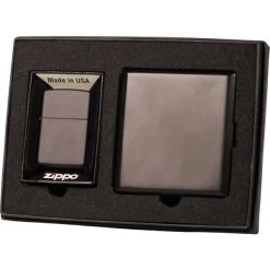 ZIPPO Geschenkset Mit Zigarettenetui Schwarz Matt -Vape Verkauf zippo geschenkset mit zigarettenetui schwarz matt4
